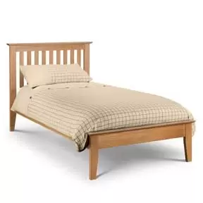 image of Julian Bowen Salerno Shaker Bed 90cm Oak