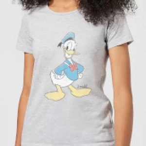 Image of Disney Mickey Mouse Donald Duck Classic Womens T-Shirt - Grey - 3XL