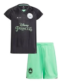 image of adidas Girl's Disney Princess Football Set - Green/Black, Size 13-14 Years