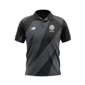 Image of New Balance Balance Manchester Originals Polo Shirt Junior Boys - Black