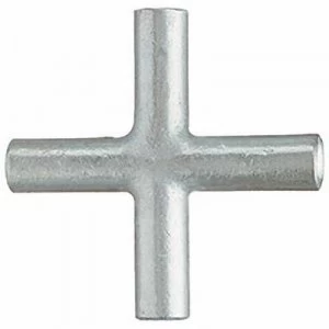 Image of Cross connector 6mm Not insulated Metal