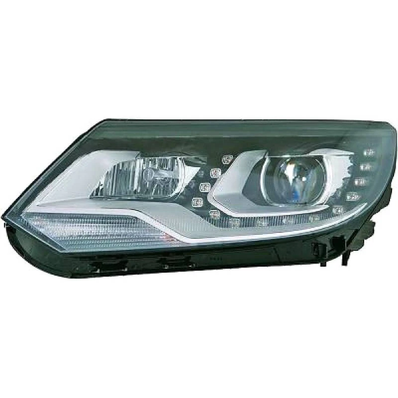Image of DIEDERICHS 2255284 Headlights Priority Parts H7, Right, with bulbs, Bi-Xenon Headlight (259)
