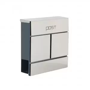 Image of Phoenix Estilo Top Loading Letter Box MB0124KS in Stainless Steel with