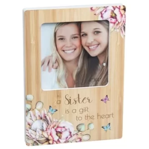Image of Vintage Floral Frame Sister
