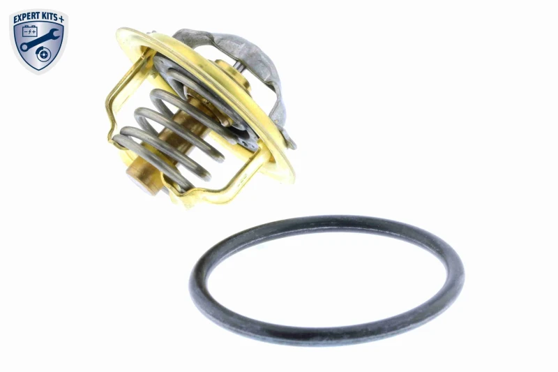 Image of VEMO V15-99-2075 Engine thermostat EXPERT KITS +, Opening Temperature: 92°C, without pipe socket Thermostat,coolant (316)