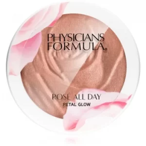 image of Physicians Formula Rose All Day Professional Highlight Pressed Powder Shade Petal Pink 9 g