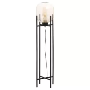 Image of Large Vintage Industrial Glass Glow Lamp