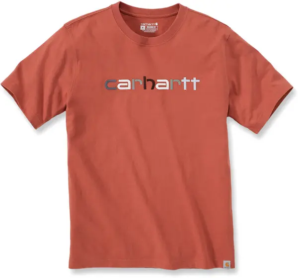 Image of Carhartt Relaxed Fit Heavyweight Multi Color Logo Graphic T-Shirt, brown, Size S
