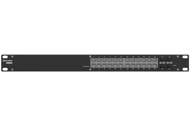 Image of TELTONIKA NETWORKS SWM281 24-pors rck