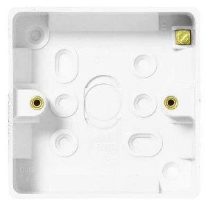 Image of BG Nexus White 1 Gang Single Surface Pattress Box 32MM - 891