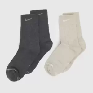 Image of Nike Multi Everyday Socks 2 Pack