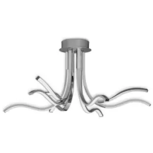 Image of Integrated LED ceiling lamp Corinto Silver 1 bulb 47cm