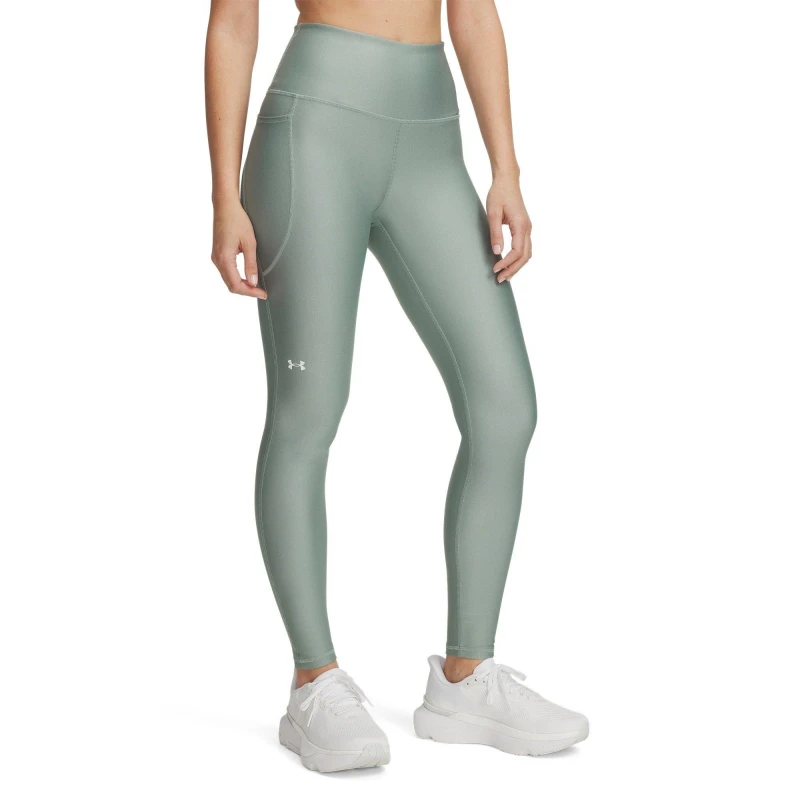 Image of Under Armour Armour HeatGear No-Slip Waistband Full-Length Leggings Womens - Green Green 14