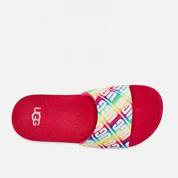 image of UGG Kids Beach Sliders - Rainbow - UK 11 Kids