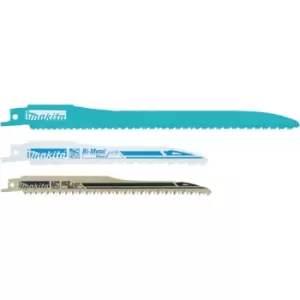 Image of Makita Super Express 3 Piece Cordless Reciprocating Sabre Saw Blade Set