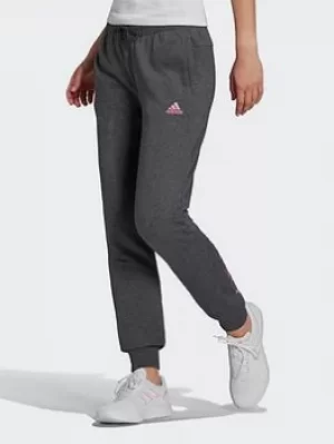 Image of adidas Essentials French Terry Logo Joggers, Blue/White Size M Women