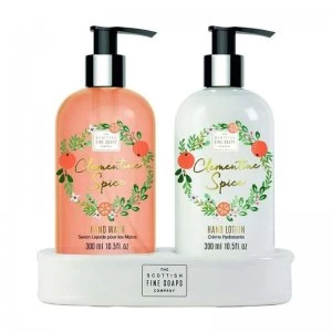 image of Scottish Fine Soaps Clementine Spice Hand Care Set