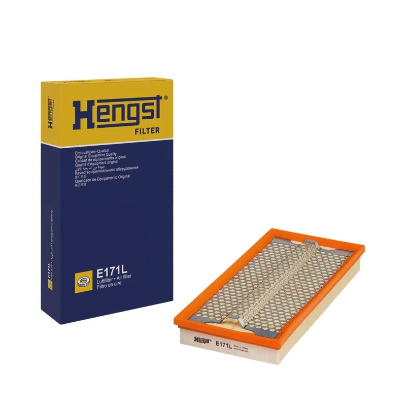 Image of HENGST FILTER E171L Air filter Filter Insert Air Filter (8)