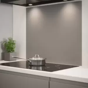 image of Matt Grey Glass Kitchen Splashback 900mm X 750mm