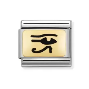 Image of Nomination Classic Gold Egyptian Eye Charm