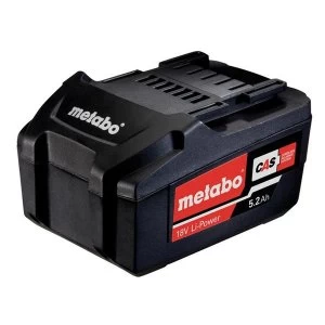 image of Metabo Slide Battery Pack 18V 5.2Ah Li-ion