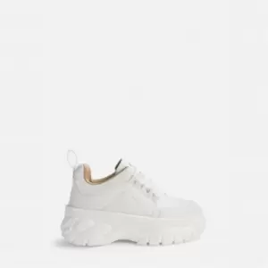 Image of Missguided Chunky Platform Trainer - White