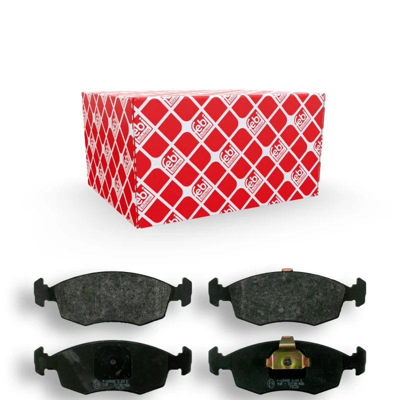 Image of FEBI BILSTEIN 16371 Brake pad set Front Axle, with piston clip Brake Pad Set,disc brake (402)