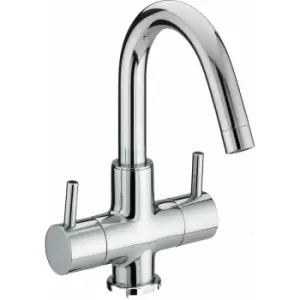 Image of Prism 2 Handle Basin Mixer Tap - Chrome Plated - Bristan