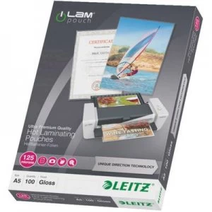 image of Leitz Laminate sheet A5 125 micron glossy 100 pcs