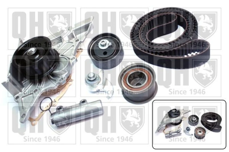 Image of QUINTON HAZELL Water pump and timing belt kit QUINTON HAZELL QBPK6690