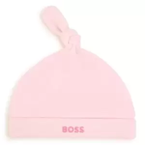 Image of Boss Lgo Beanie Bb34 - Pink