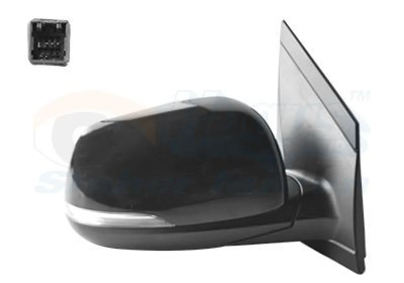 Image of VAN WEZEL Wing mirror VAN WEZEL 8314818