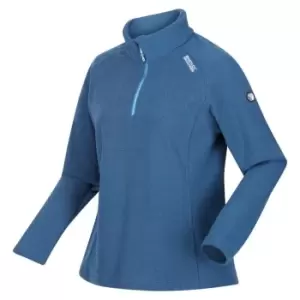 image of Regatta Womens Kenger II quarter Zip Fleece - VallartaBlue