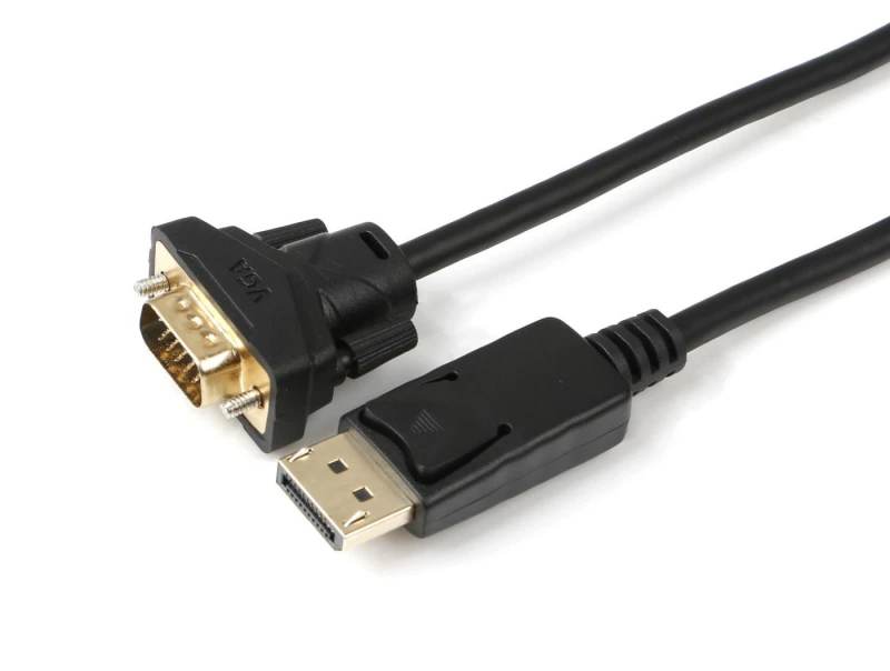 Image of Microconnect DP-VGA-MM-100 video cable adapter 1m DisplayPort VGA (D-