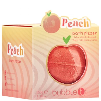 image of Bubble T Bath Fizzer - Peach 150ml