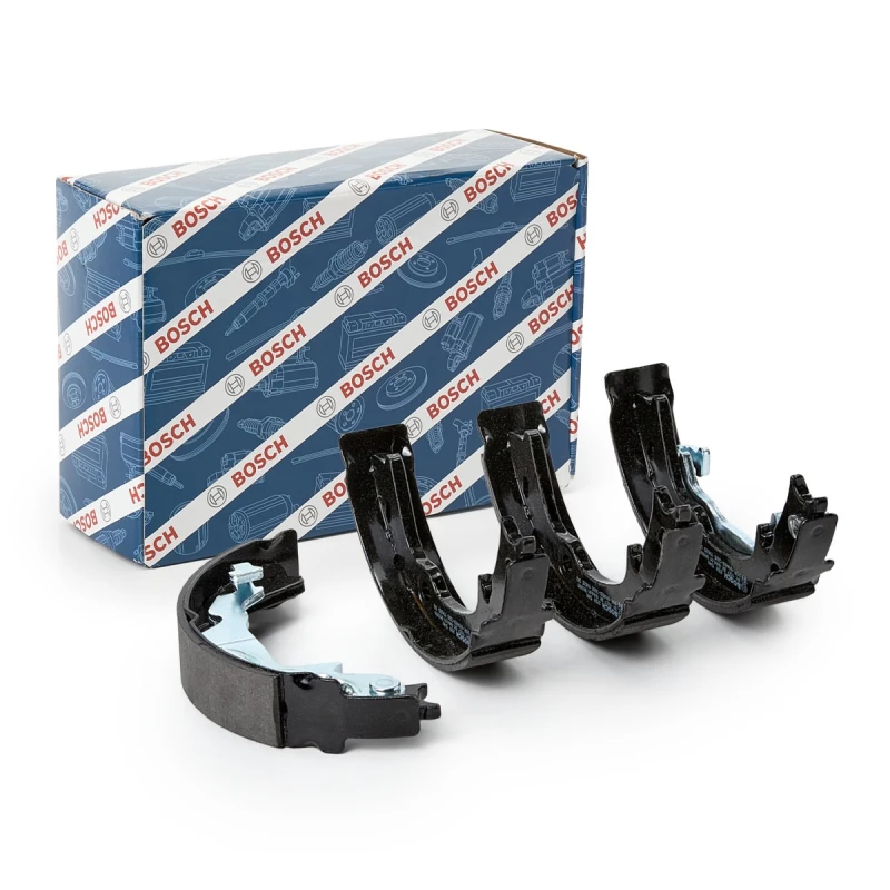 Image of Bosch 0 986 487 761 Handbrake Shoes Brake Shoe Set,parking brake (1419)