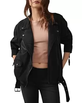 Image of Free People Rebel Rebel Knit Moto Jacket