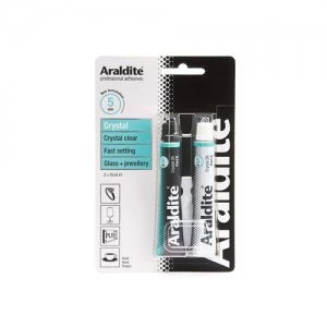 image of Araldite Crystal Epoxy Adhesive Tubes 15ml x 2