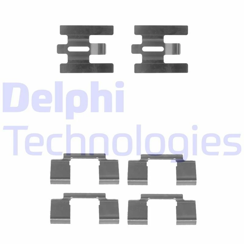 Image of DELPHI Brake pad fitting kit DELPHI LX0224
