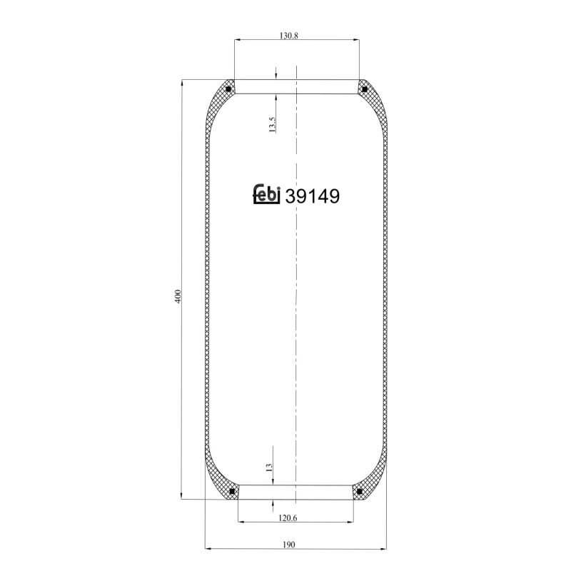 Image of FEBI BILSTEIN 39149 Boot, air suspension Boot,air suspension (324)