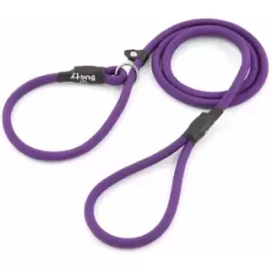 Image of Strong Nylon Slip On Rope Dog Puppy Pet Lead Leash - No Collar Needed - Purple - X-Large - Bunty