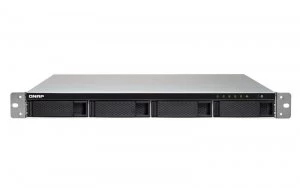 image of QNAP TS-453BU-RP-4G with 16TB Toshiba HDD installed (4x4TB)