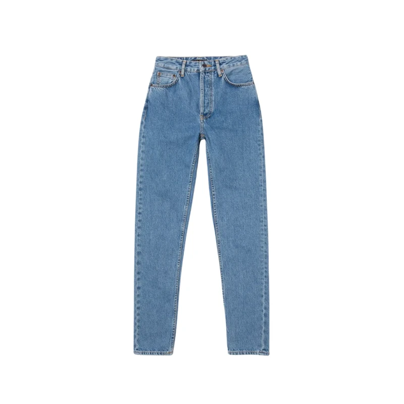 Image of Nudie Jeans Womens jeans Nudie Jeans Breezy Britt Bleu Female 26x26