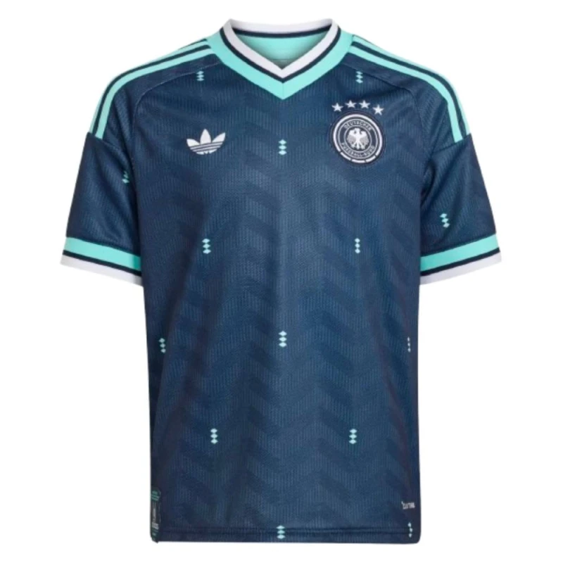 Image of Adidas Germany Away Kids Jersey Coupe du Monde 2026 Bleu Unisex 9/10 ans JZ4569