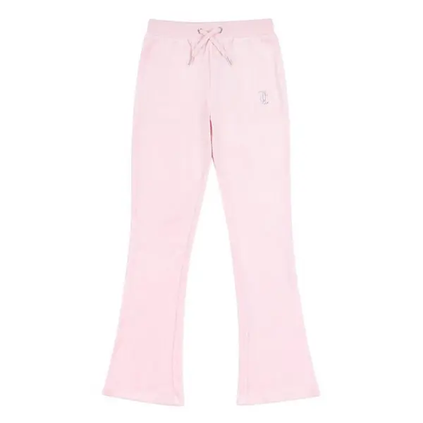 Image of JUICY COUTURE Juicy Diamnte Jogger Jn42 Open Hem Fleece Jogging Bottoms 8-9 Yrs Pink 48026007175