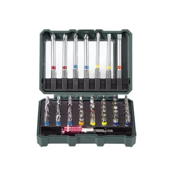 Image of Metabo Promotion 626702000 Bit set 56 Piece Slot, Phillips, Pozidriv, Allen, TORX socket, TORX BO