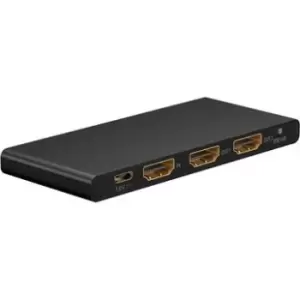 Image of Goobay HDMI 2.0 Splitter 1 to 2 - Black
