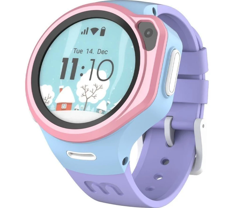 Image of MYFIRST Fone R1s Smartwatch for Kids - Cotton Candy, Silicone Strap - S/M, Blue 850054268501