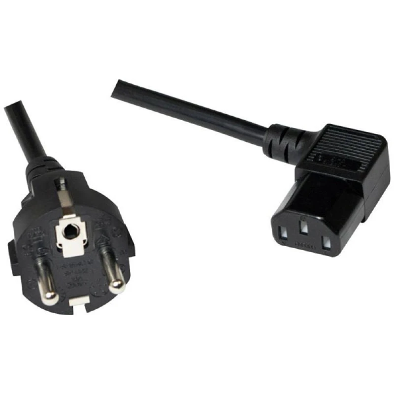 Image of LogiLink 2m. CEE 7-7/C13 Black CEE7/7 C13 coupler