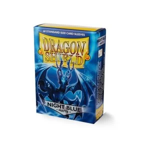 Image of Dragon Shield Standard Matte Night Blue Card Sleeves - 60 Sleeves